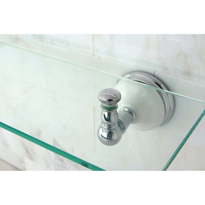 Kingston Heirloom BA1119C - Victorian Glass Shelf, Polished Chrome