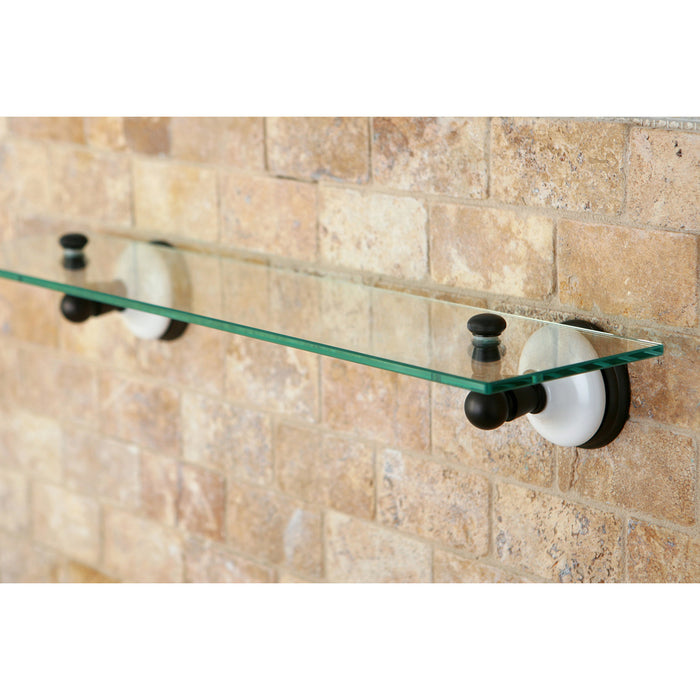 Kingston Heirloom BA1119ORB - Victorian Glass Shelf, Oil Rubbed Bronze