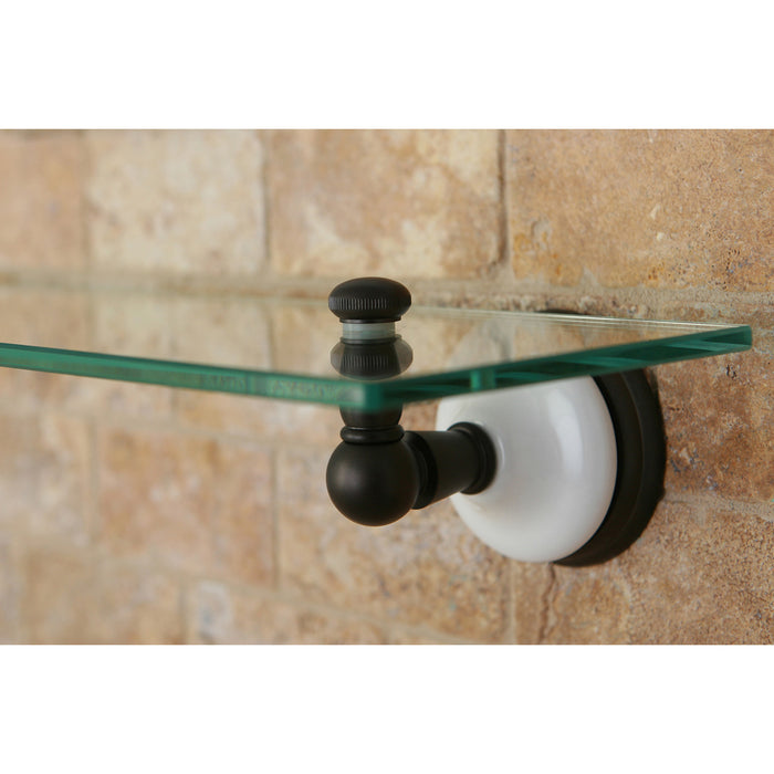 Kingston Heirloom BA1119ORB - Victorian Glass Shelf, Oil Rubbed Bronze
