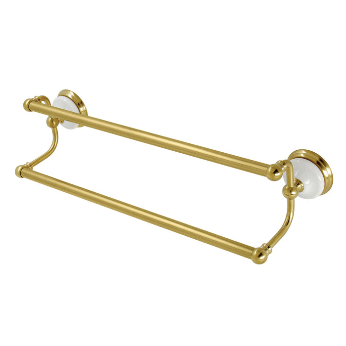 Kingston Heirloom BA11318BB - Vintage 18-Inch Double Towel Bar, Brushed Brass