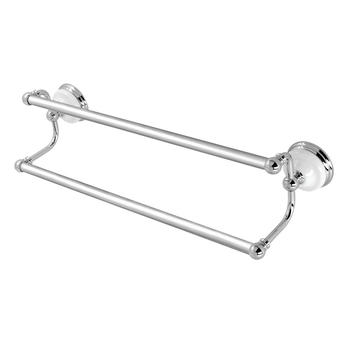 Kingston Heirloom BA11318C - Vintage 18-Inch Double Towel Bar, Polished Chrome