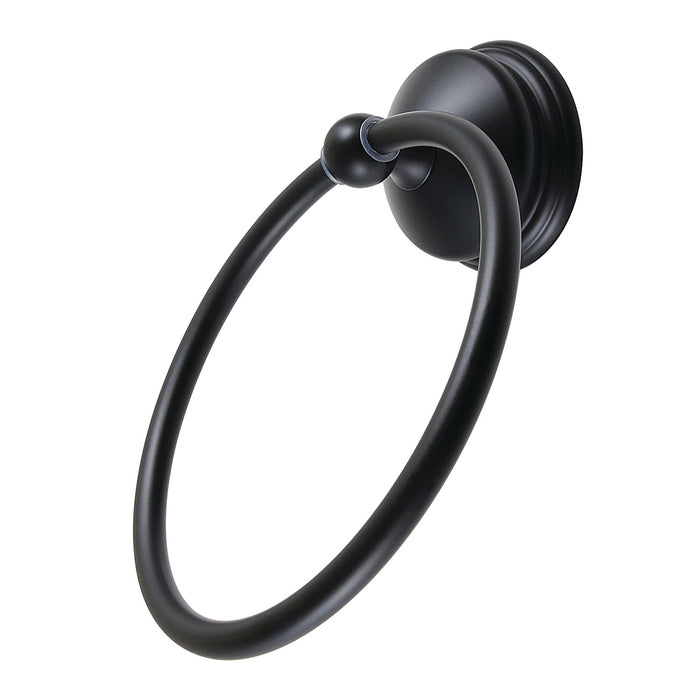 Kingston Heirloom BA1164MB - Vintage 6-Inch Towel Ring, Matte Black