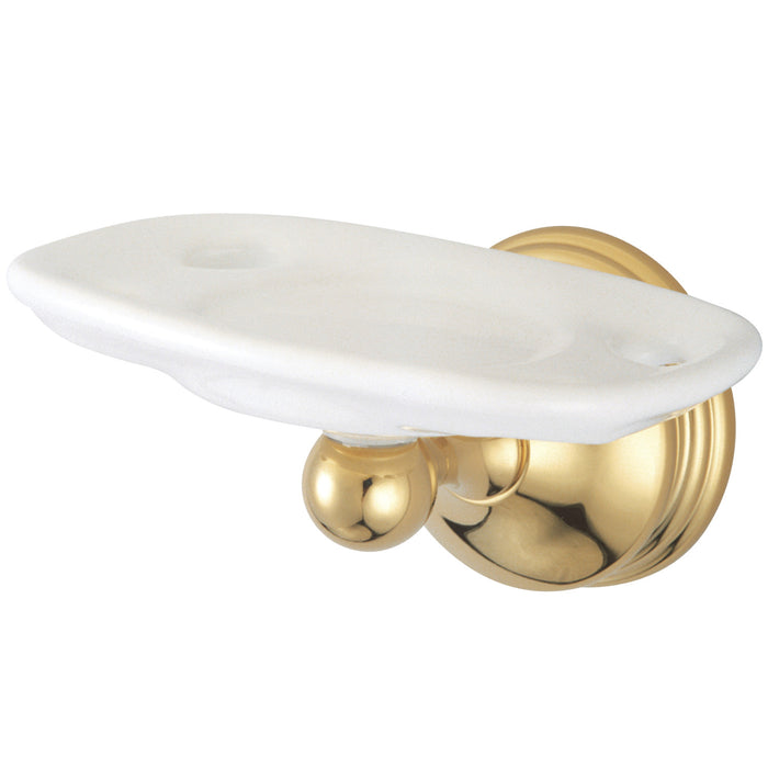 Kingston Heirloom BA1166PB - Vintage Toothbrush and Tumbler Holder, Polished Brass