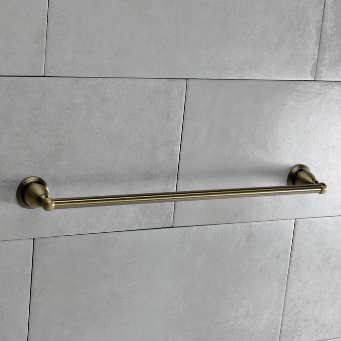 Kingston Heirloom BA1751AB - Heritage 24-Inch Single Towel Bar, Antique Brass