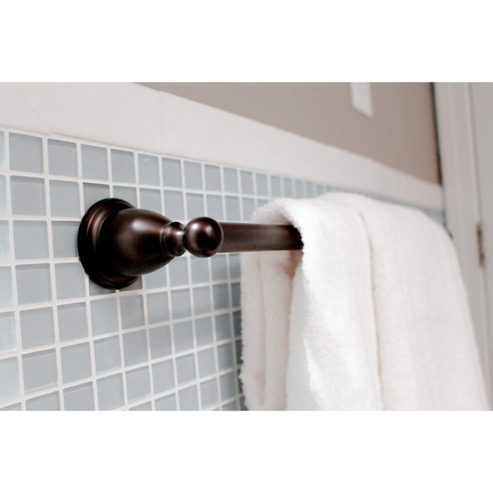 Kingston Heirloom BA1751ORB - Heritage 24-Inch Single Towel Bar, Oil Rubbed Bronze