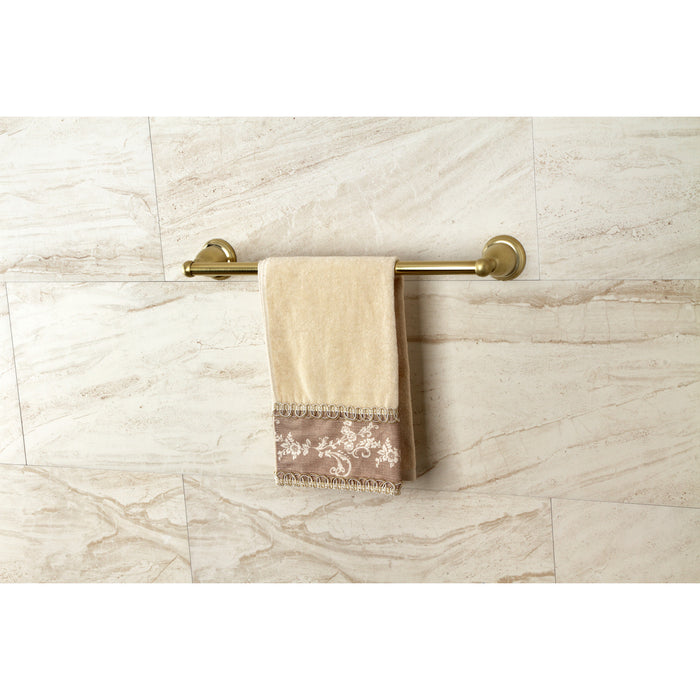 Heritage BA1752BB 18-Inch Single Towel Bar, Brushed Brass