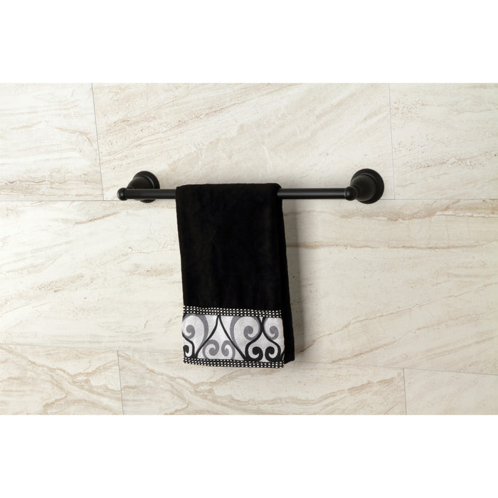 Heritage BA1752MB 18-Inch Single Towel Bar, Matte Black