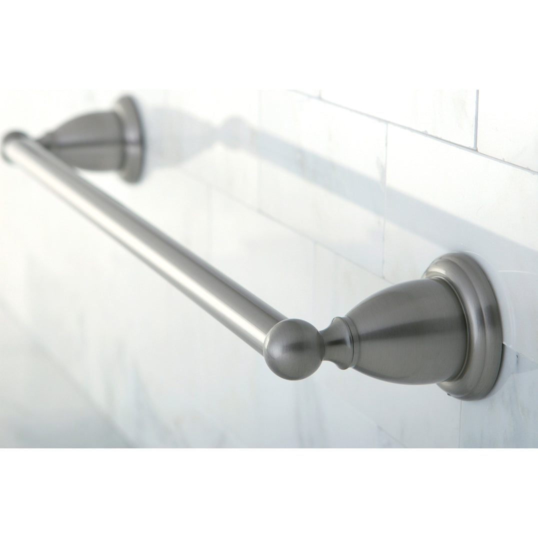 Heritage BA1752SN 18-Inch Single Towel Bar, Brushed Nickel - Thumbnail 3