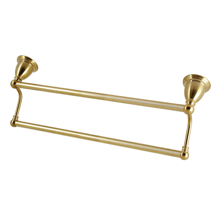 Kingston Heirloom BA175318BB - Heritage 18-Inch Double Towel Bar, Brushed Brass
