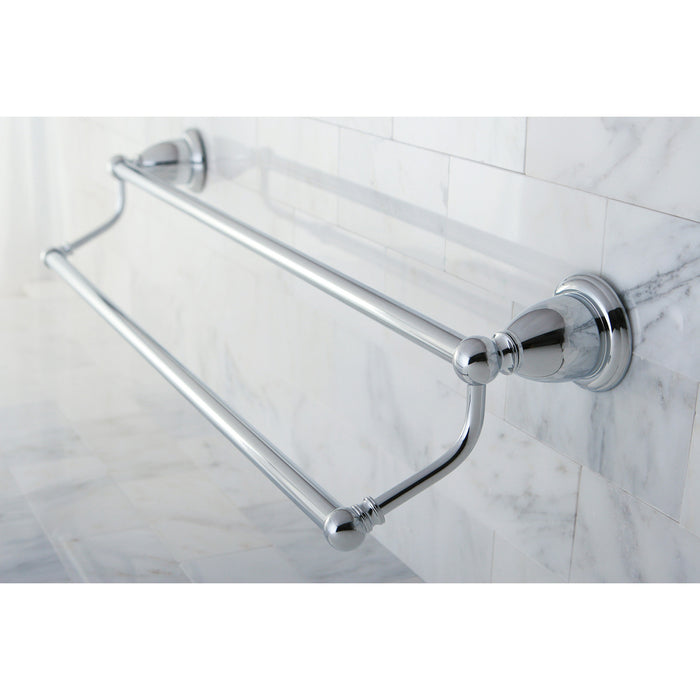 Kingston Heirloom BA1753C - Heritage 24-Inch Double Towel Bar, Polished Chrome