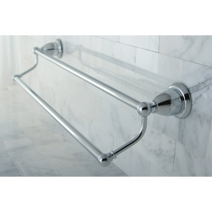 Kingston Heirloom BA1753C - Heritage 24-Inch Double Towel Bar, Polished Chrome