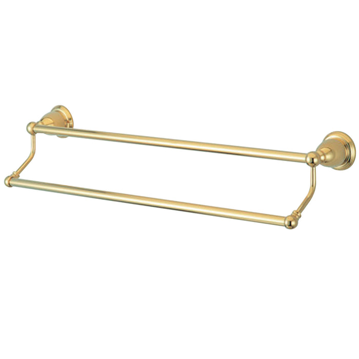 Kingston Heirloom BA1753PB - Heritage 24-Inch Double Towel Bar, Polished Brass