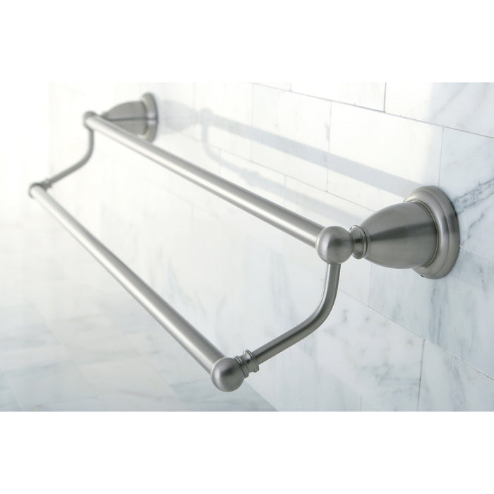Kingston Heirloom BA1753SN - Heritage 24-Inch Double Towel Bar, Brushed Nickel