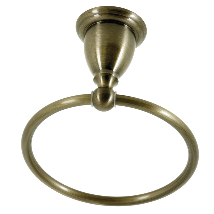 Kingston Heirloom BA1754AB - Heritage 6-Inch Towel Ring, Antique Brass