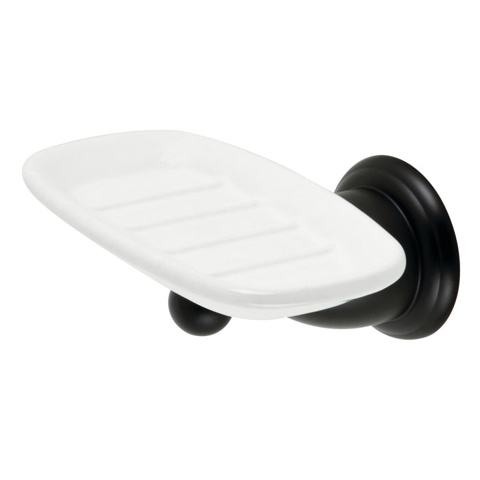 Kingston Heirloom BA1755MB - Heritage Wall-Mount Soap Dish Holder, Matte Black