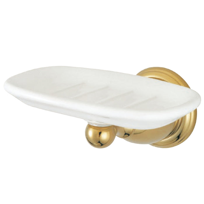 Kingston Heirloom BA1755PB - Heritage Wall-Mount Soap Dish Holder, Polished Brass