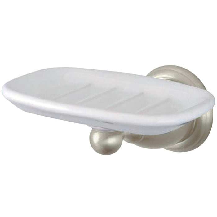 Kingston Heirloom BA1755SN - Heritage Wall-Mount Soap Dish Holder, Brushed Nickel