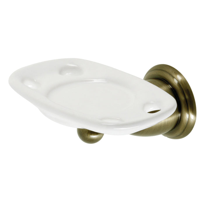 Kingston Heirloom BA1756AB - Heritage Toothbrush and Tumbler Holder, Antique Brass