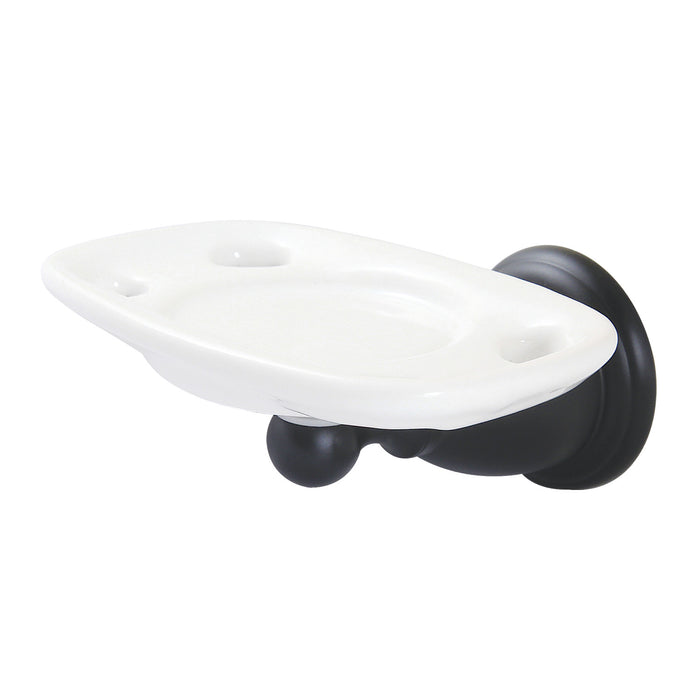 Kingston Heirloom BA1756MB - Heritage Toothbrush and Tumbler Holder, Matte Black
