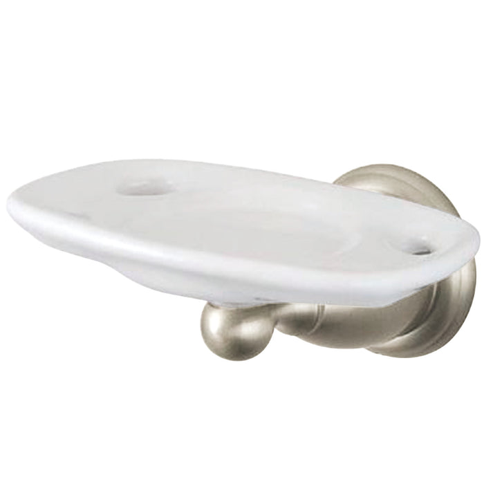 Kingston Heirloom BA1756SN - Heritage Toothbrush and Tumbler Holder, Brushed Nickel