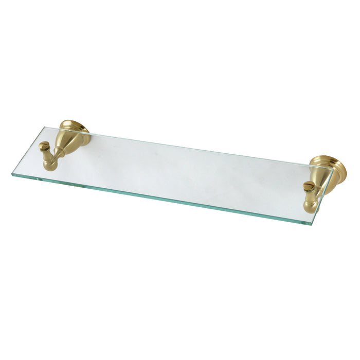 Kingston Heirloom BA1759BB - Heritage Glass Shelf, Brushed Brass