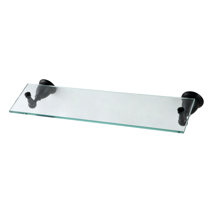 Kingston Heirloom BA1759MB - Heritage Glass Shelf, Matte Black