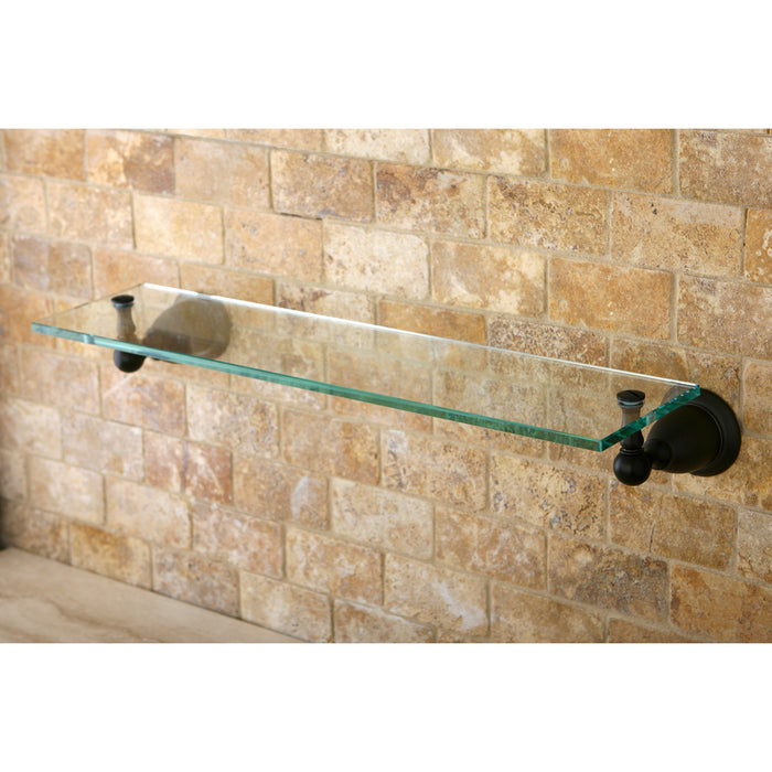 Kingston Heirloom BA1759ORB - Heritage Glass Shelf, Oil Rubbed Bronze