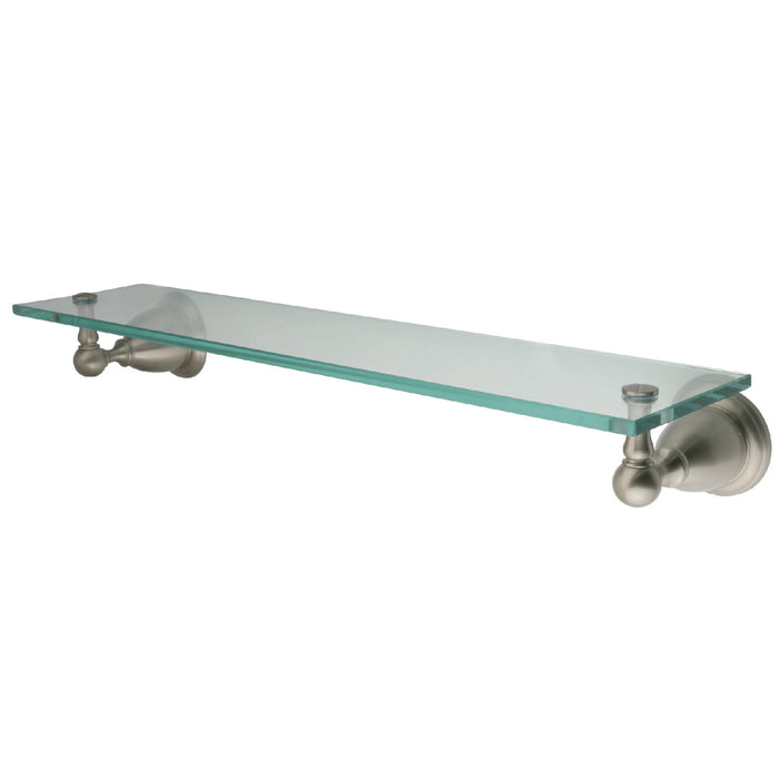Kingston Heirloom BA1759SN - Heritage Glass Shelf, Brushed Nickel