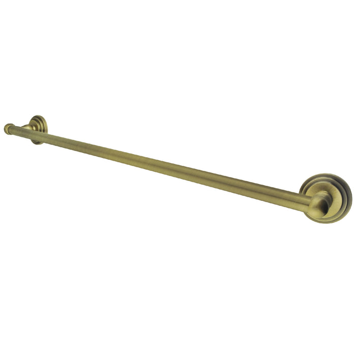 Kingston Sona BA2711AB - Milano 24-Inch Single Towel Bar, Antique Brass