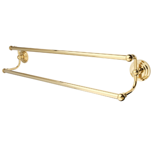 Kingston Brass Milano Toilettenpapierhalter Aus Gebürstetem Messing – Edles Bad-Accessoire Mit Doppelpfosten