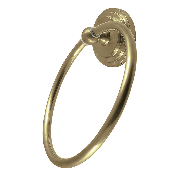 Kingston Sona BA2714BB - Milano 6-Inch Towel Ring, Brushed Brass