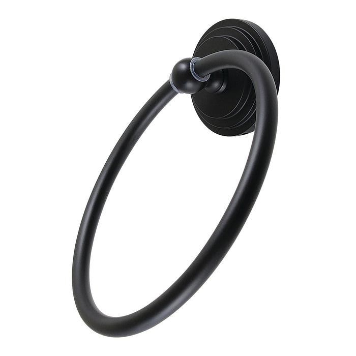 Kingston Sona BA2714MB - Milano 6-Inch Towel Ring, Matte Black