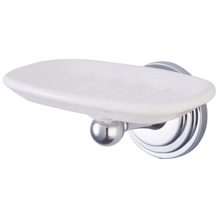 Kingston Sona BA2715C - Milano Wall-Mount Soap Dish Holder, Polished Chrome