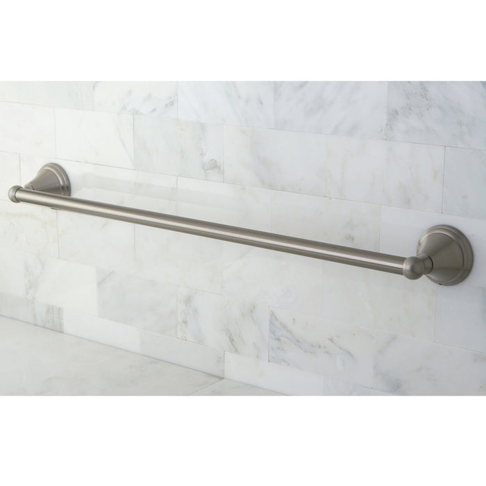 Kingston Governor BA2971SN 24-Inch Single Towel Bar, Brushed Nickel