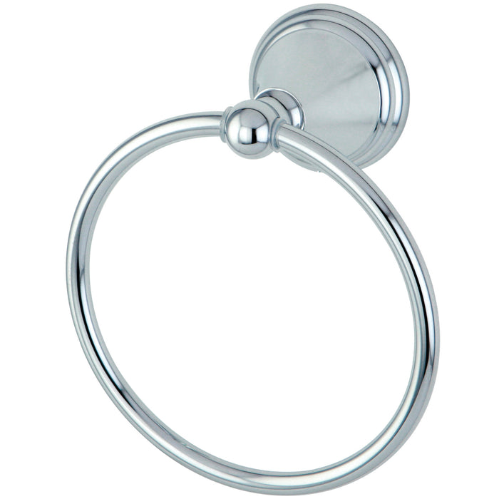 Kingston Tulare BA2974C - Governor 6-Inch Towel Ring, Polished Chrome