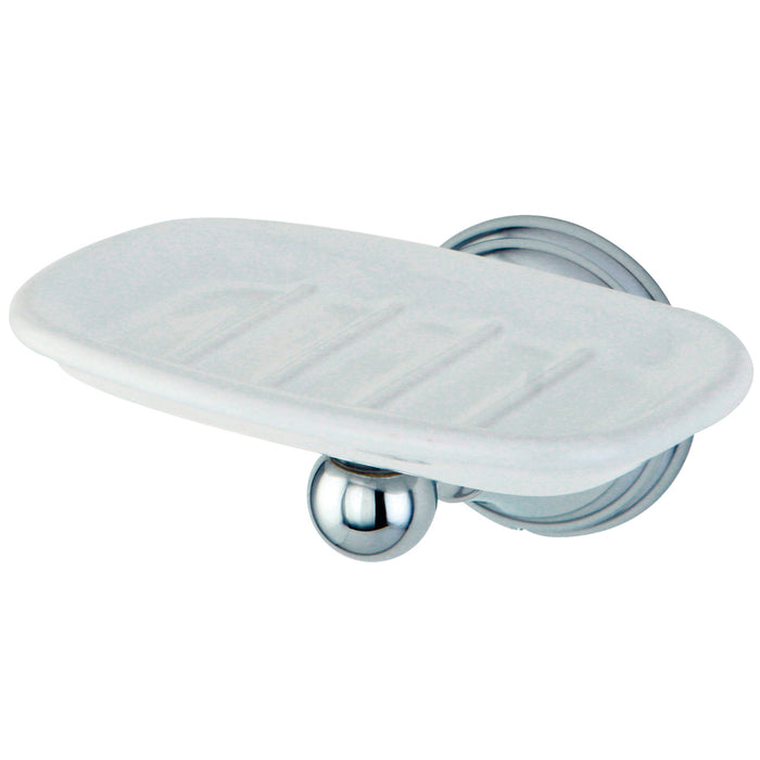 Kingston Tulare BA2975C - Governor Wall-Mount Soap Dish Holder, Polished Chrome