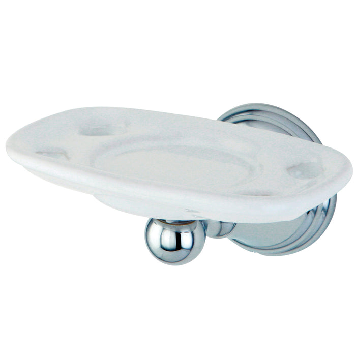 Kingston Tulare BA2976C - Governor Toothbrush and Tumbler Holder, Polished Chrome