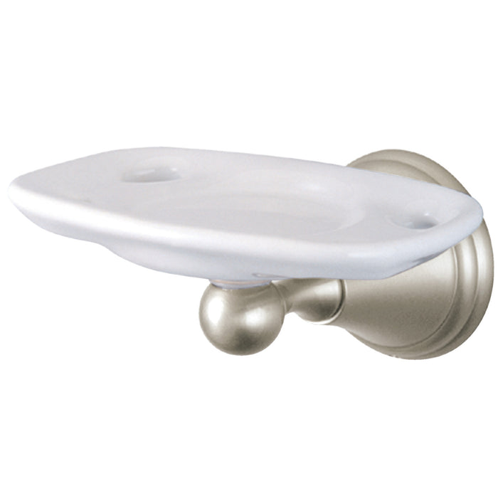 Kingston Tulare BA2976SN - Governor Toothbrush and Tumbler Holder, Brushed Nickel