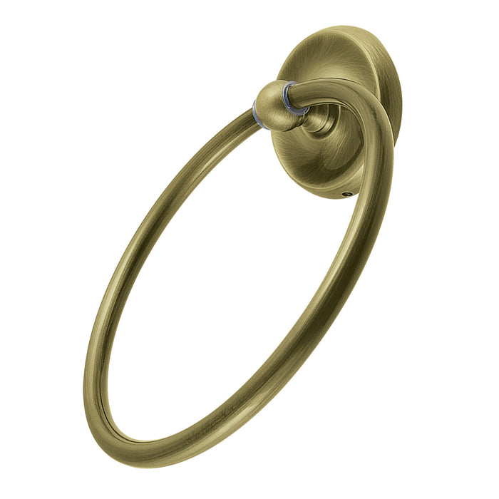 Kingston Heirloom BA314AB - Classic 6-Inch Towel Ring, Antique Brass