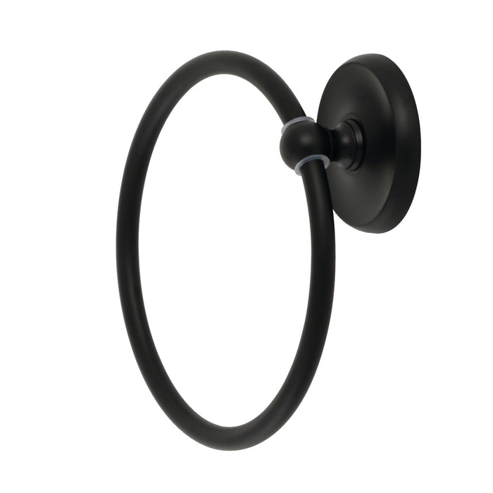 Kingston Heirloom BA314MB - Classic 6-Inch Towel Ring, Matte Black
