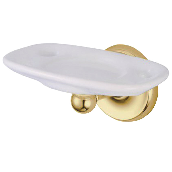 Kingston Heirloom BA316PB - Classic Toothbrush and Tumbler Holder, Polished Brass