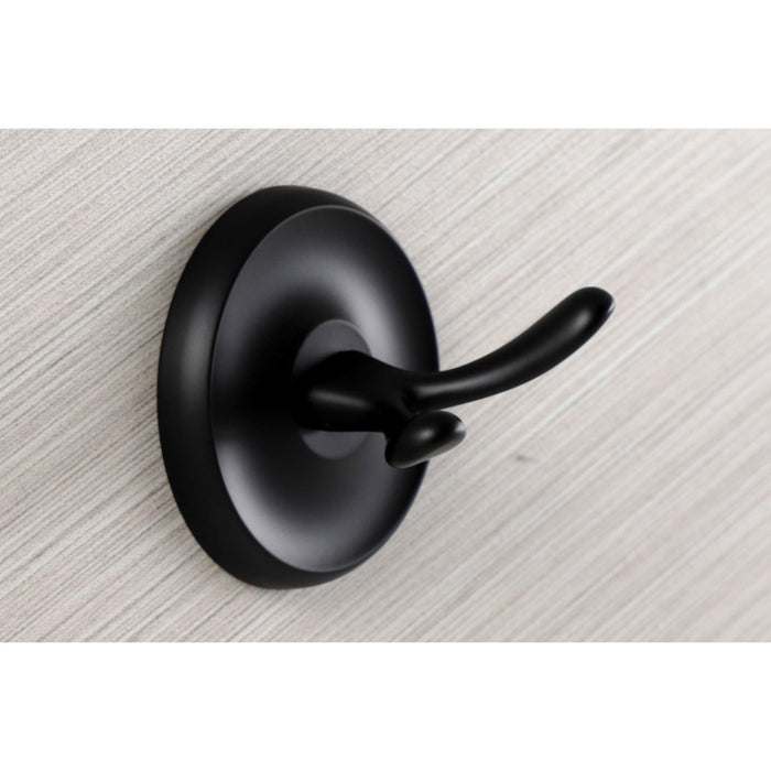 Kingston Heirloom BA317MB - Classic Robe Hook, Matte Black