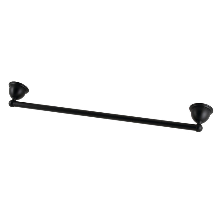 Kingston Heirloom BA3961MB - Restoration 24-Inch Single Towel Bar, Matte Black