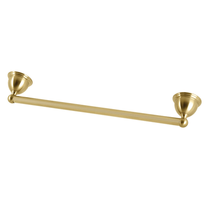 Kingston Heirloom BA3962BB - Restoration 18-Inch Single Towel Bar, Brushed Brass