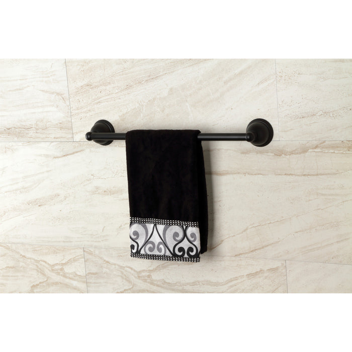 Restoration BA3962MB 18-Inch Single Towel Bar, Matte Black