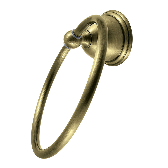 Kingston Heirloom BA3964AB - Restoration 6-Inch Towel Ring, Antique Brass