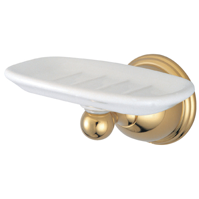 Kingston Heirloom BA3965PB - Restoration Wall-Mount Soap Dish Holder, Polished Brass