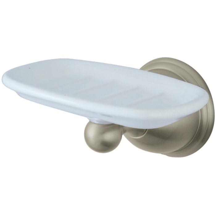 Kingston Heirloom BA3965SN - Restoration Wall-Mount Soap Dish Holder, Brushed Nickel