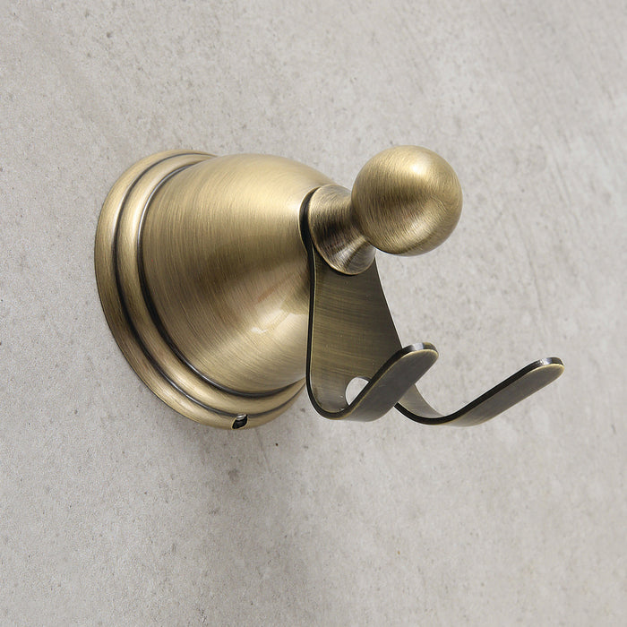 Kingston Heirloom BA3967AB - Restoration Robe Hook, Antique Brass