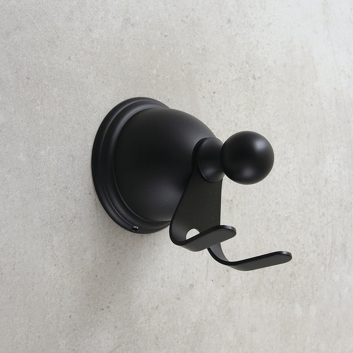 Kingston Heirloom BA3967MB - Restoration Robe Hook, Matte Black